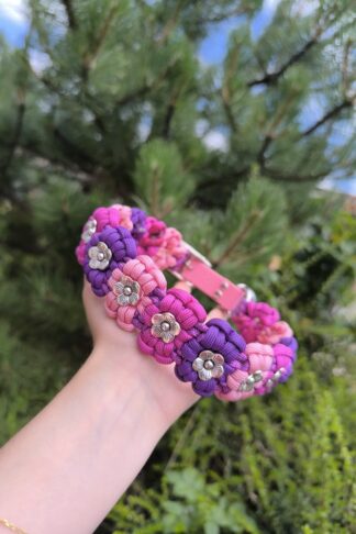 Collier "fleurs" 3cm