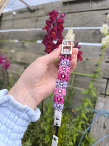 Collier fleurs chats – Image 2