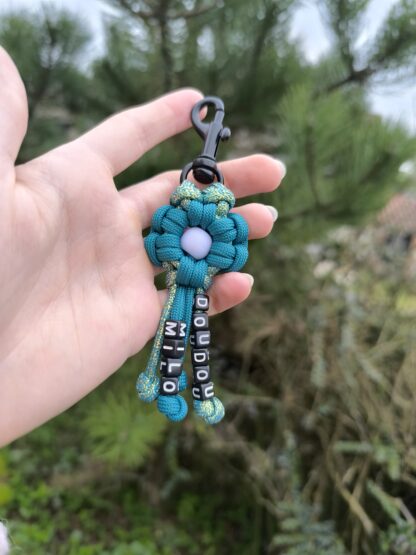 Porte clés prénoms fleur – Image 2