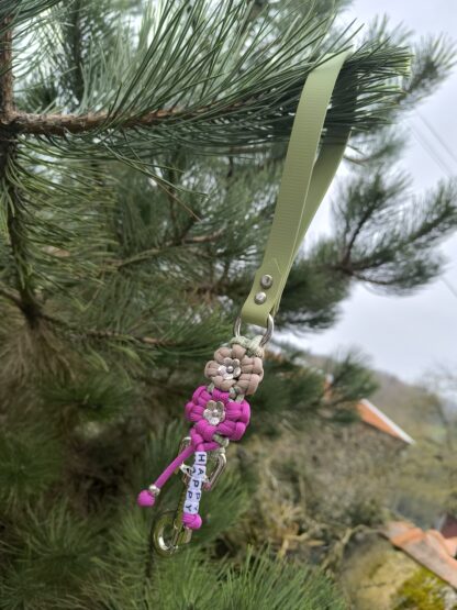 Laisse poignée fleurs interchangeable – Image 2