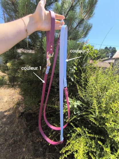 Laisse réglable en biothane – Image 2