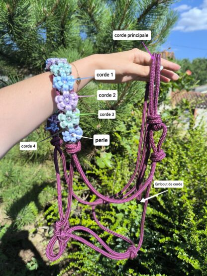 Licol éthologique "Fleurs" – Image 3